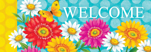 Custom Decor Signature Sign Happy Gerberas