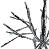 Alpine Multicolor Snowflake Hanging Ornament w/Multiclr/Wht LEDs-Sm
