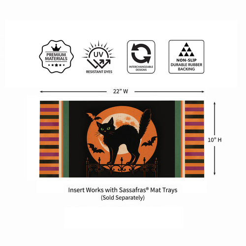 Evergreen Pet Central Moonlit Black Cat Sassafras Switch Mat