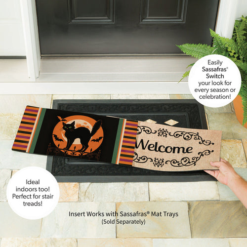 Evergreen Pet Central Moonlit Black Cat Sassafras Switch Mat
