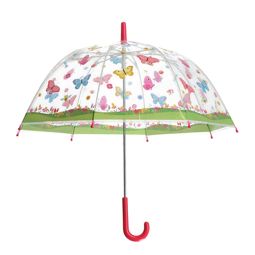 Esschert Design Children’s Butterfly Transparent Umbrella