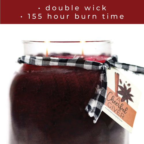A Cheerful Giver Bourbon Berry Tavern Papa Candle 34 oz