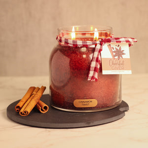 A Cheerful Giver Cinnamon Twist Papa Candle 34 oz