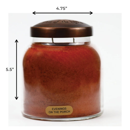 A Cheerful Giver Evenings on the Porch - 34 oz Papa Candle