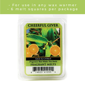 A Cheerful Giver Sage & Citrus Fragrance Melts