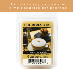 A Cheerful Giver Country Morning Fragrance Melts