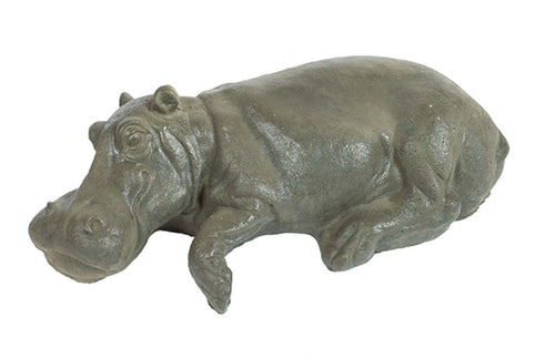 Athens Stone Casting Hippo Laying
