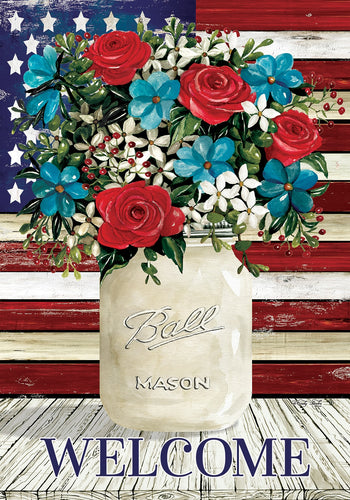 Custom Decor Signature Sign Flag Florals
