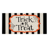 Evergreen Doormat Insert Striped Trick Treat