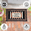 Evergreen Doormat Insert Striped Trick Treat