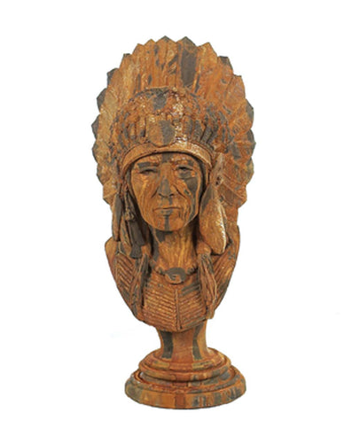 Athens Stone Casting Indian Chief Bust