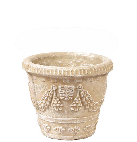 Athens Stone Casting Small Swag Planter