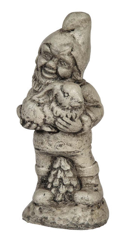 Athens Stone Casting Elf with Rabbit