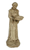 Athens Stone Casting St. Francis Birdfeeder