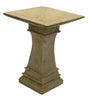 Athens Stone Casting Square Pedestal Birdbath