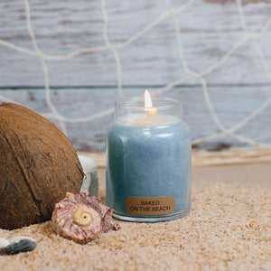 A Cheerful Giver Baked on the Beach Baby Candle 6 oz