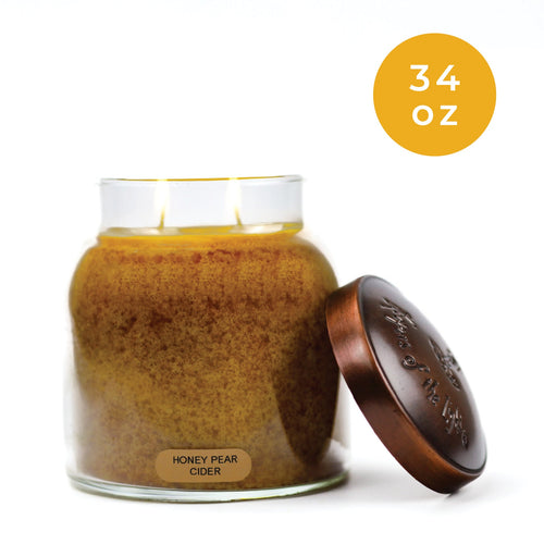 A Cheerful Giver Honey Pear Cider - 34 oz Papa Candle
