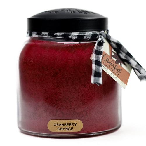 A Cheerful Giver Cranberry Orange Papa Candle 34 oz