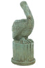 Athens Stone Casting Pier Post Pelican