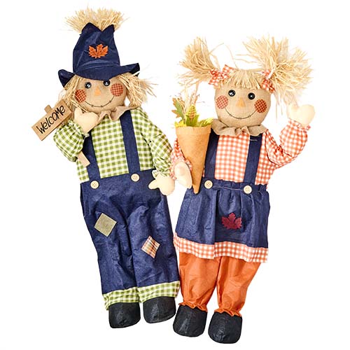 Worth Imports  36 Scarecrow W/ Welcome Asst