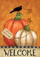 Briarwood Lane Rustic Pumpkins Fall Garden Flag