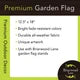 Briarwood Lane Rustic Pumpkins Fall Garden Flag