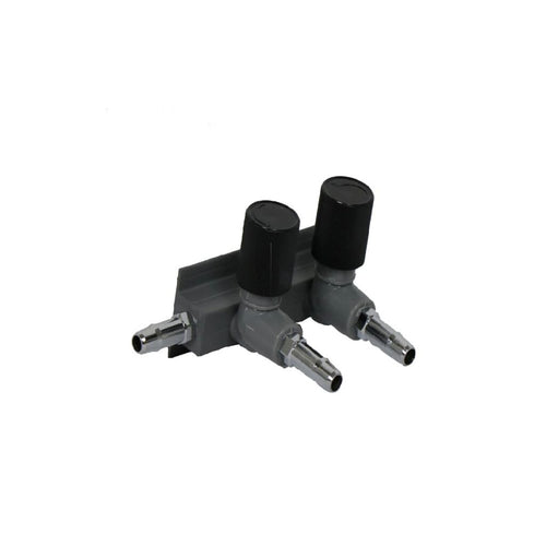 Castle Aquatics Teton 2 Way Heavy Duty Air Manifold 3/8″ Barb & Thread