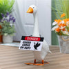 Evergreen Giddy the Goose Hanging Sign Guard Goose On Duty