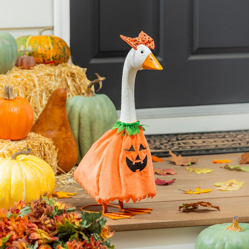 Evergreen Giddy the Goose Outfit Pumpkin Poncho