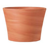 Cono Duo Planter, White Terra Cotta Clay, 6-In.