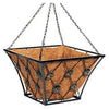 Hanging Basket, Bronze Coated, 14-In. Square