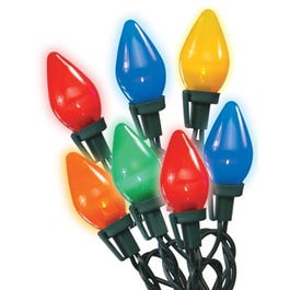 Christmas Lights LED Replacement Bulb, C7, Multi-Color Ceramic, 5-Pk.