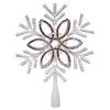 Christmas Tree Topper, Acrylic Snowflake, 10-In.
