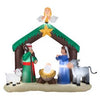 Christmas Inflatable Nativity Scene, 79-In.