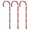 Pathway Candy Cane, Red, Transparent, 27-In., 3-Pc.