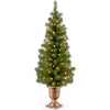 Pre-Lit Entrance Artificial Christmas Tree, Montclair Spruce, 70 Clear Lights, 4-Ft.