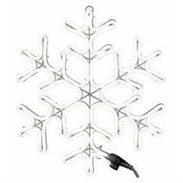 Neon Flex Snowflake, Pure White, 18-In.