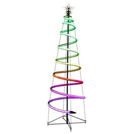 Neon Flex Spiral Tree, 6-Ft.