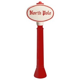Christmas Decoration, Lighted North Pole, 45-In.
