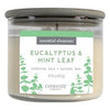 Essential Elements 3-Wick Jar Candle, Eucalyptus & Mint Leaf, 14.75-oz.