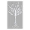 LED Branch Tree, Twinkling, Pure White, 8-Ft.