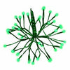 LED Shimmering Sphere, Wire Branches, Green, 12-In.