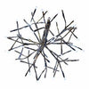 LED Shimmering Sphere, Wire Branches, Silver Metallic, 12-In.