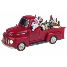 Christmas Decoration, Animated Musical Truck, Red