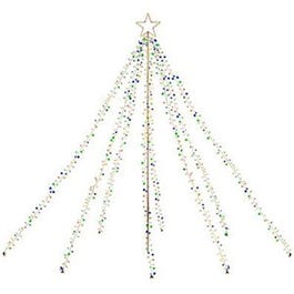 LED Twinkling Tree, Multi-Color, Micro-Cluster, 7-Ft.