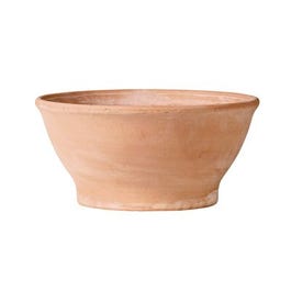 Bowl Planter, White Clay, 10-In.