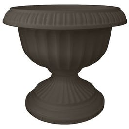 plastic planter urn Grecian Urn, Charcoal Plastic, 18-In. - Farmingdale, NY