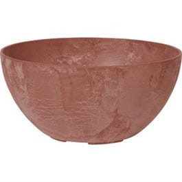 Napa Ceramic Planter, Napa Bowl, Rust, Indoor/Outdoor, 12-In.
