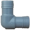 Pipe Fitting Insert Elbow, Plastic, 1.25-In.
