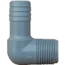 Pipe Fitting Insert Elbow, Male, 3/4-In.